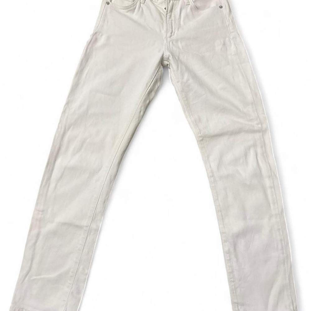 Agolde Men's Straight Cream Jeans